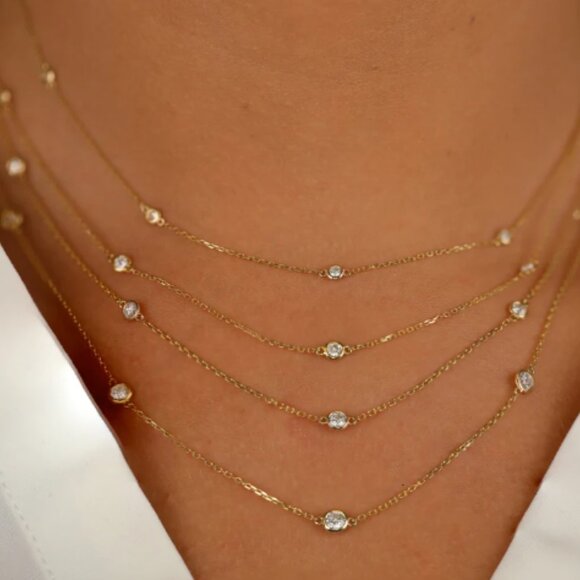 Diamonds by the yard - Convertible necklace - Picture 4 of 14